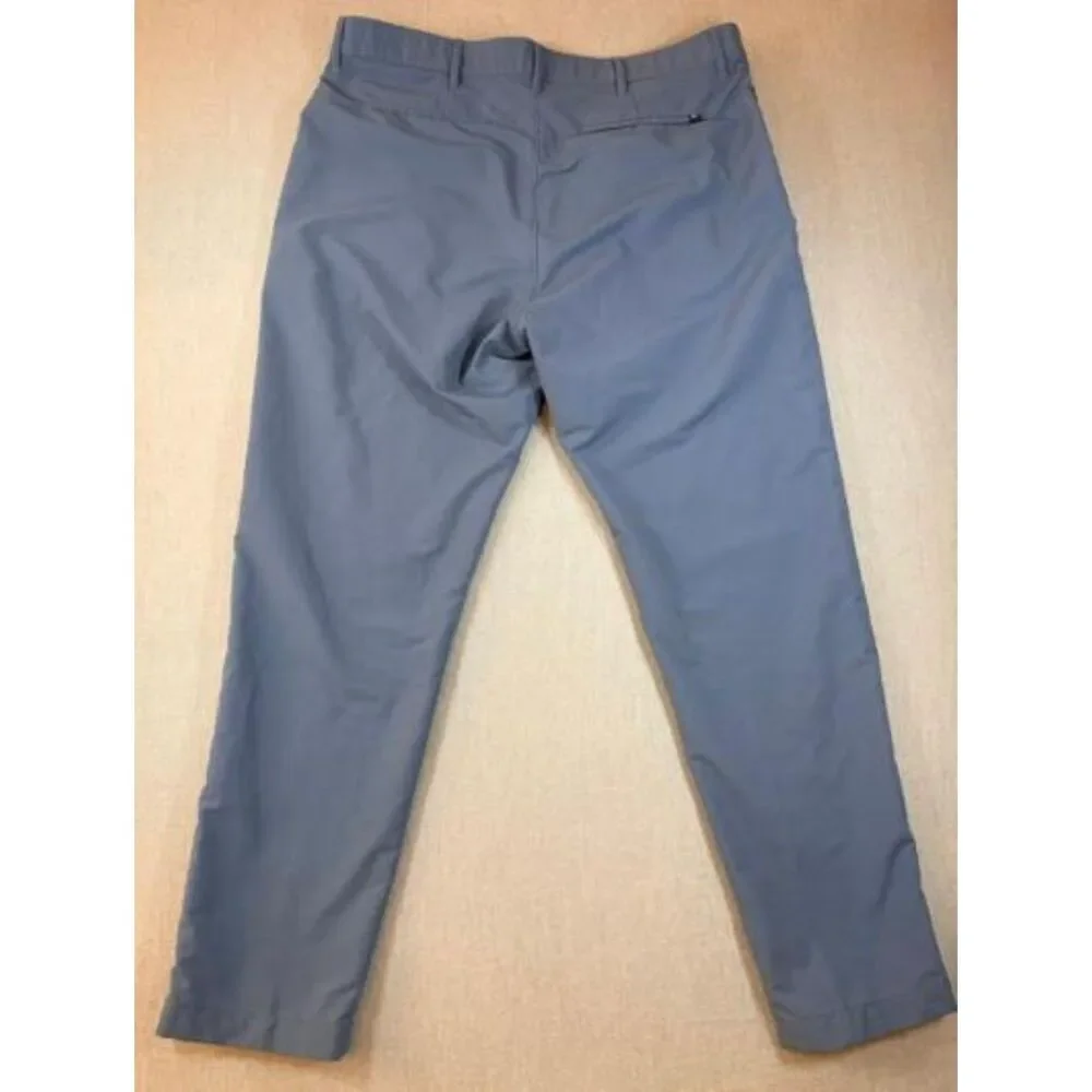 Banana Republic Performance Chino Pants Men's 38x30 Blue Slim Fit Lightweight